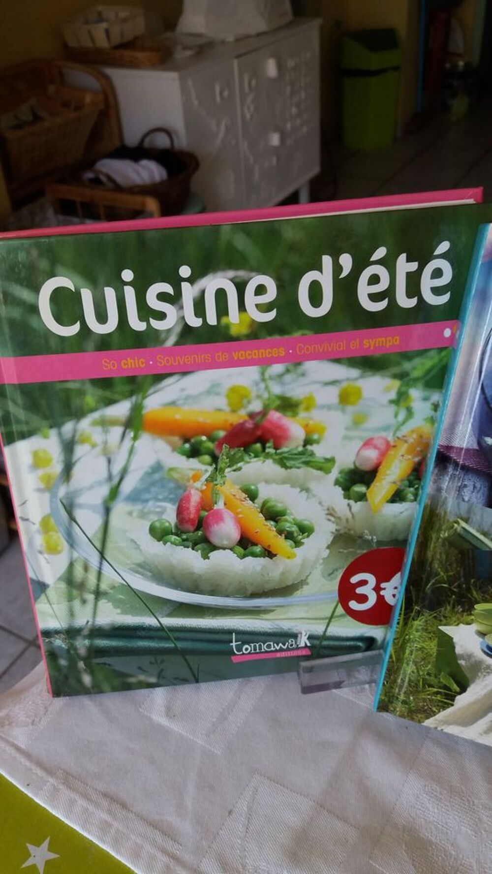 Lot de 3 livres de cuisine d'&eacute;t&eacute; Livres et BD