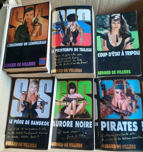 Collection de 106 romans SAS de G�rard de Villiers 30 Oullins (69)