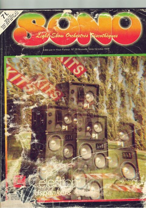 SONO MAG N� 20 OCTOBRE 1979 7.5 Rixheim (68)