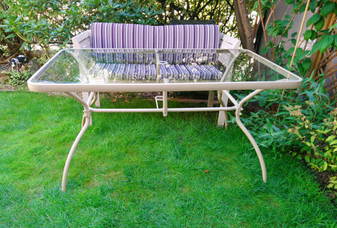 Table de jardin mtal et verre 35 Arcueil (94)