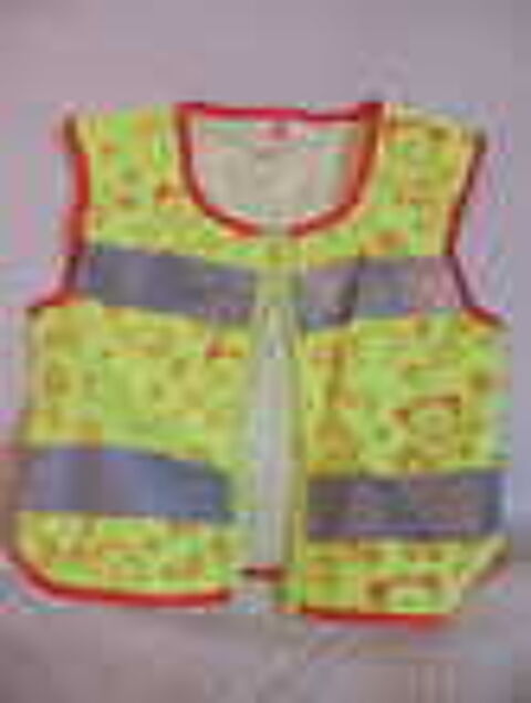 Gilet jaune de s&eacute;curit&eacute; pour enfant Vtements enfants