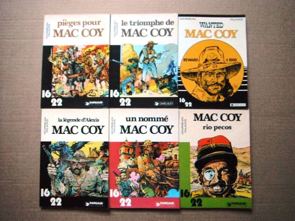 Dargaud Collection 16~22 . Greg / Blanc-Dumont / Gourmelen.. Livres et BD
