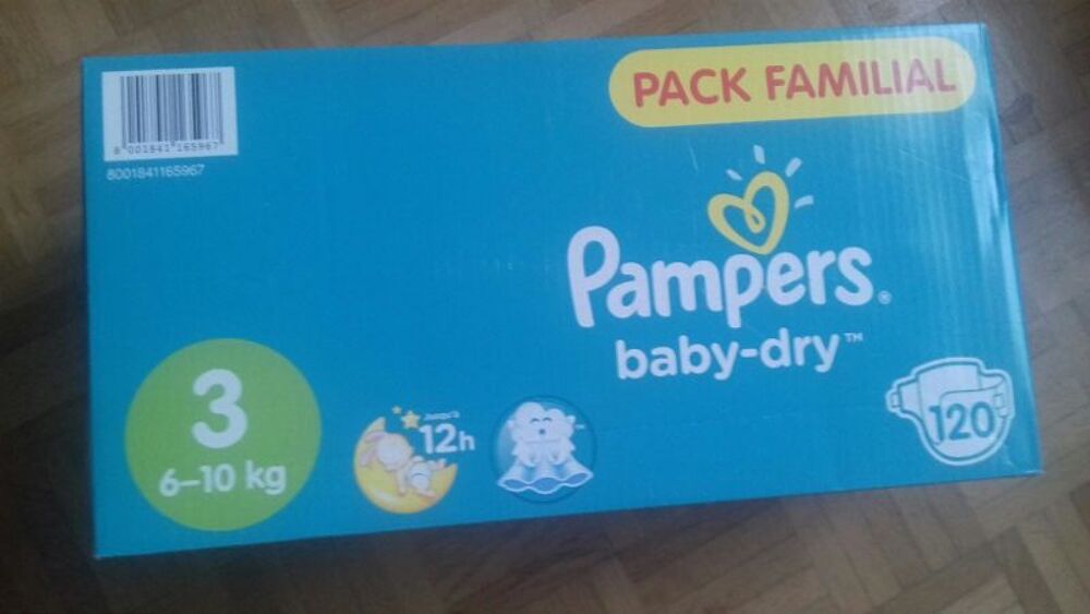 couches Pampers Baby Dry T2et T3 Puriculture