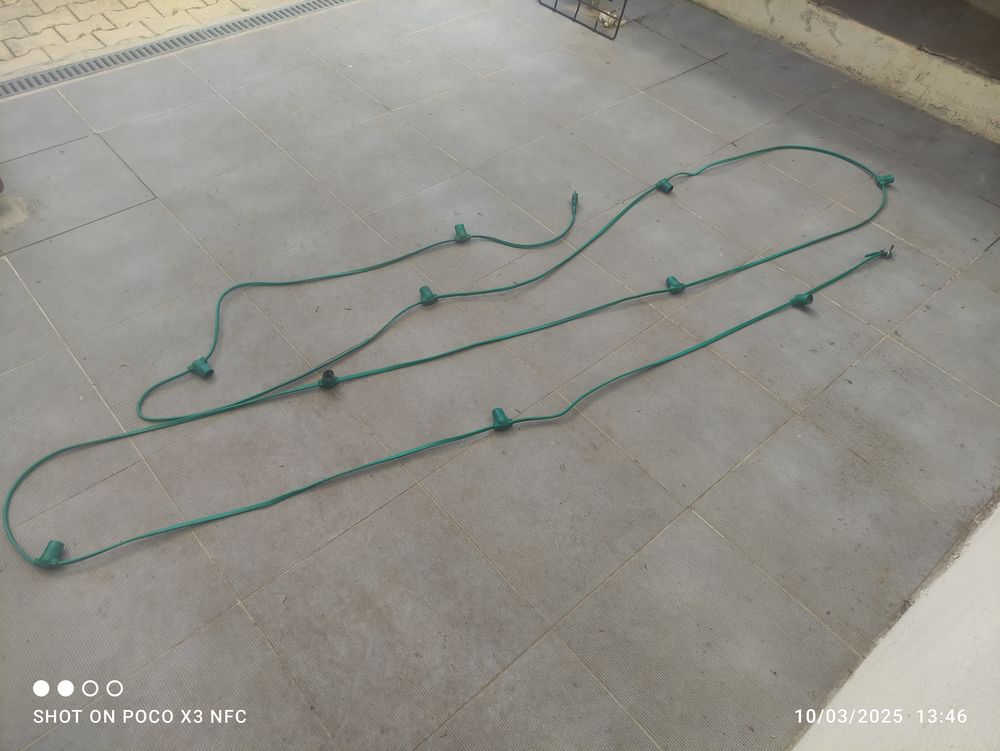 Guirlande &eacute;clairage Terrasse ou Pergola 10 M&egrave;tres Jardin