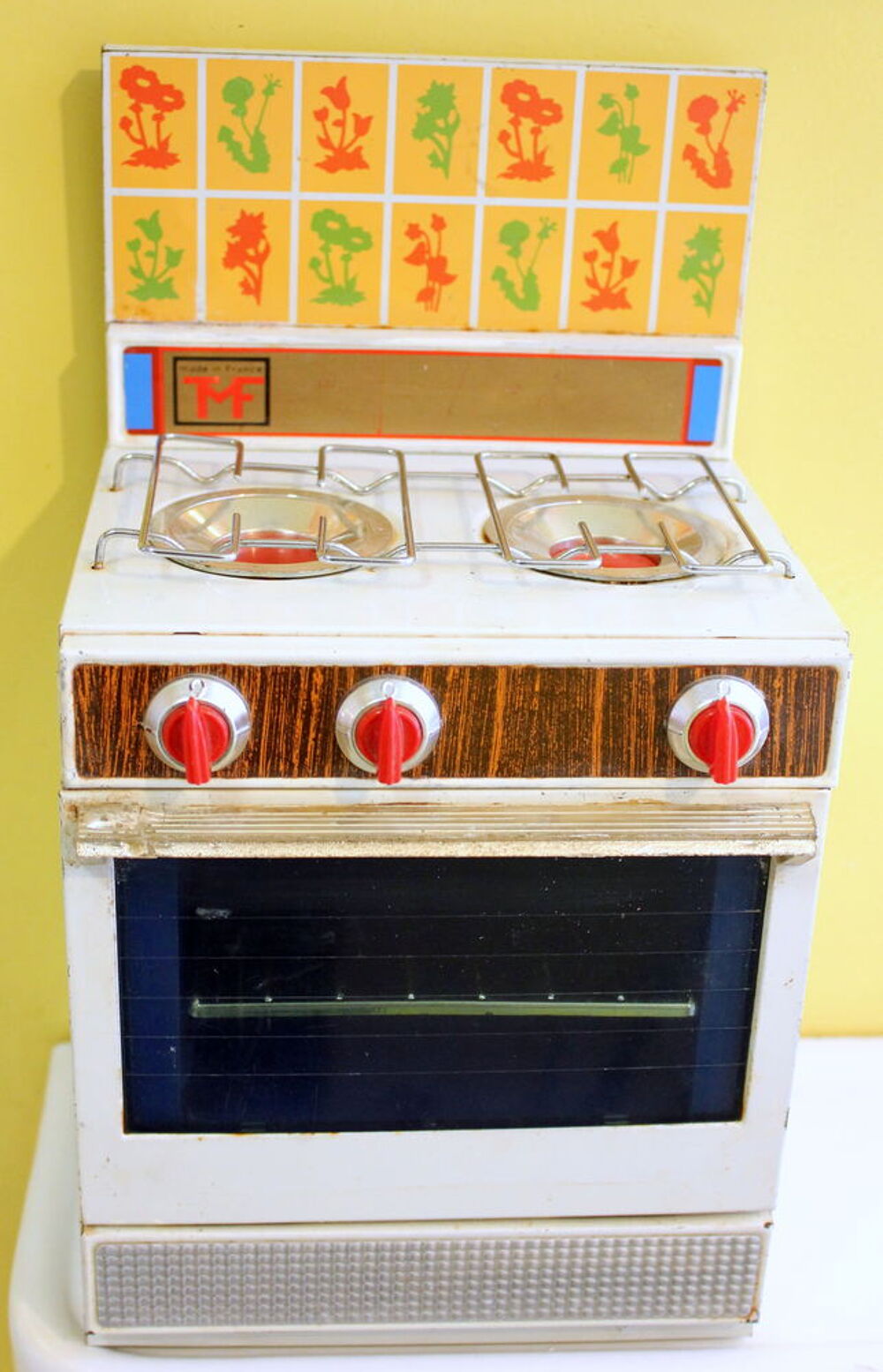 Cuisini&egrave;re &eacute;lectrique TMF dinette poup&eacute;e vintage 60 -70 Jeux / jouets