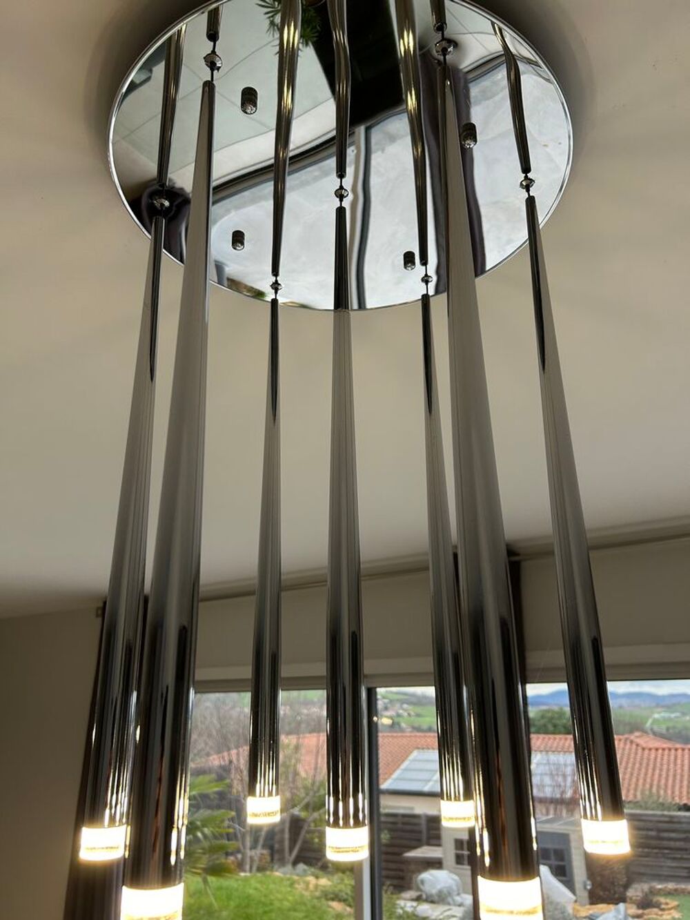 Paire Lustres Design Décoration
