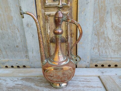 Aigui�re Indo-Persan Perse Iran Cuivre XIX�me Orientalisme 230 Loches (37)