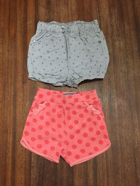 Lot de 2 shorts enfant fille   Basics orchestra   5 Saleilles (66)