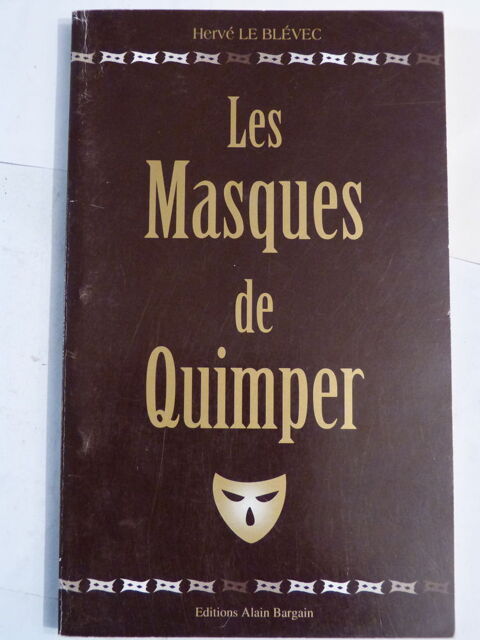 LES MASQUES DE QUIMPER  policier  BRETON BARGAIN 3 Brest (29)