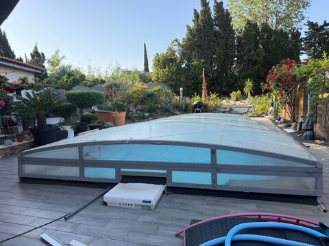 Abris de piscine coulissant 4x8 m 1000 Banyuls-dels-Aspres (66)