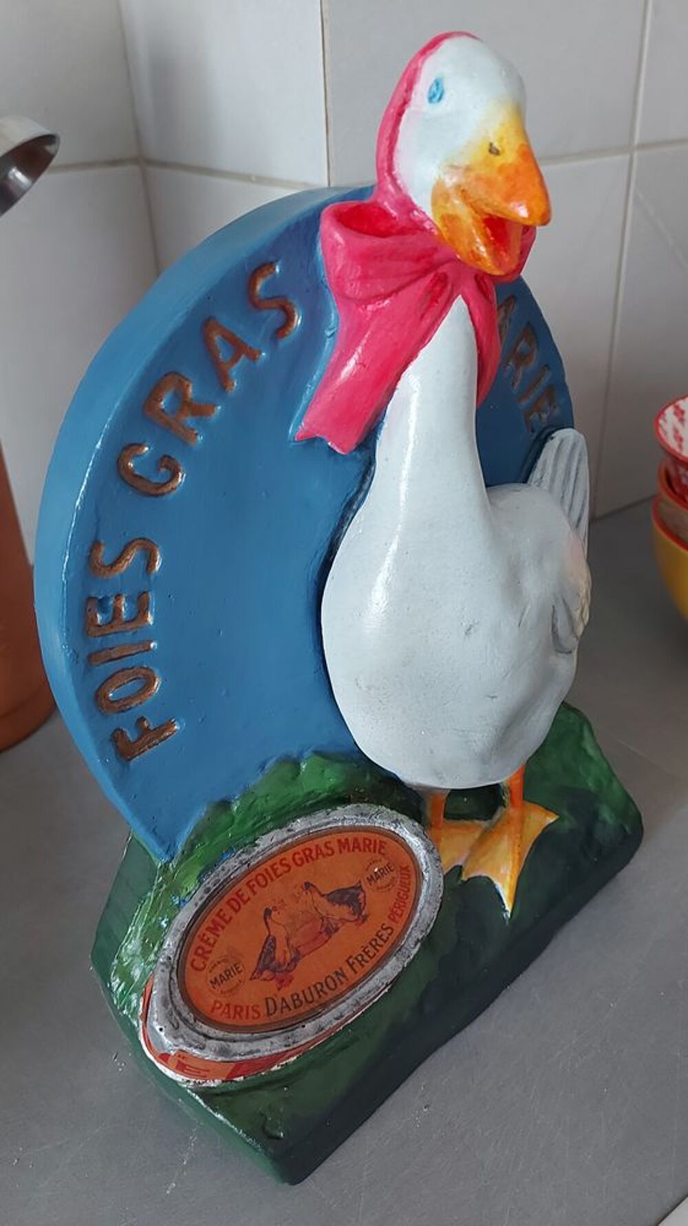 Pl&acirc;tre publicitaire Foies Gras Marie 