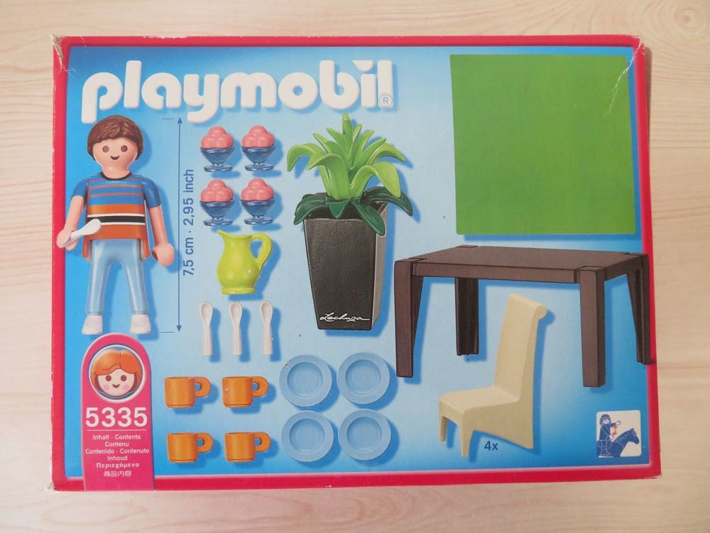 Playmobil 5335 Salle &agrave; manger 100% complet Geobra jouet toy Jeux / jouets