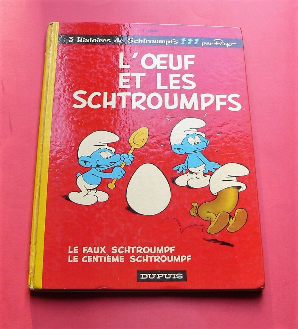 Les Schtroumpfs : L'oeuf et les Schtroumpfs - PEYO - 1974 Livres et BD