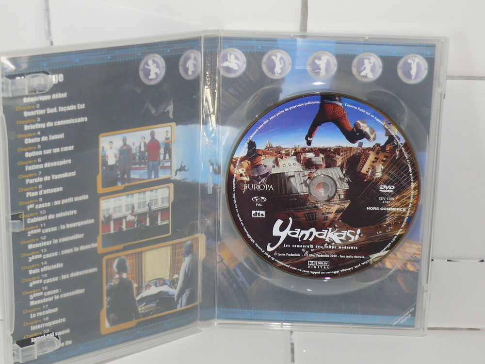 DVD : "Yamakasi" DVD et blu-ray