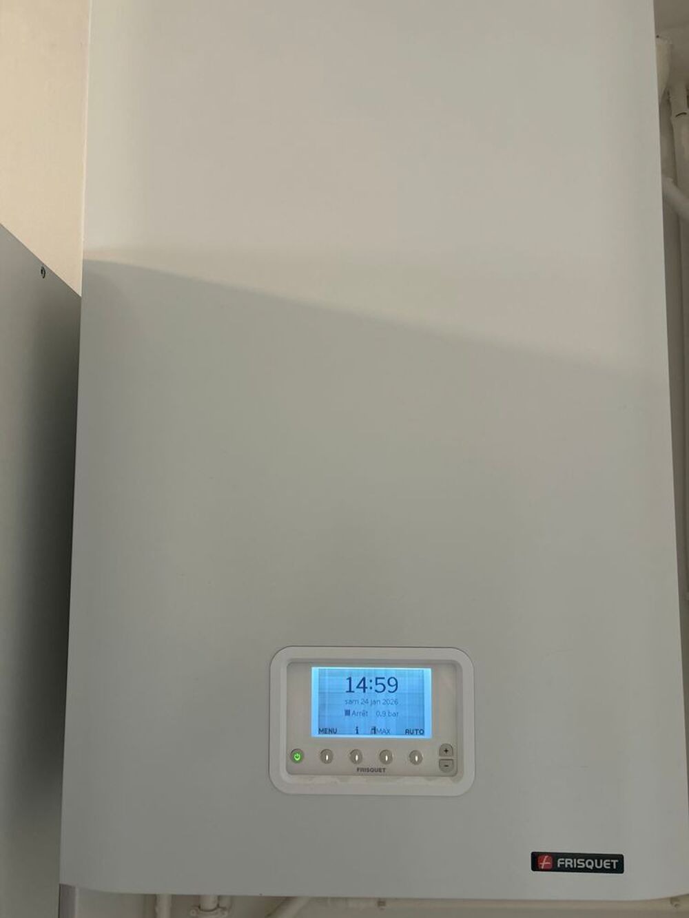 Chaudi&egrave;re FRISQUET &agrave; condensation ultra Luxe vantouse gaz Bricolage