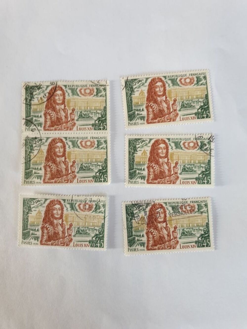 Timbre france Louis XIV 1970 - lot 0.60 euro 