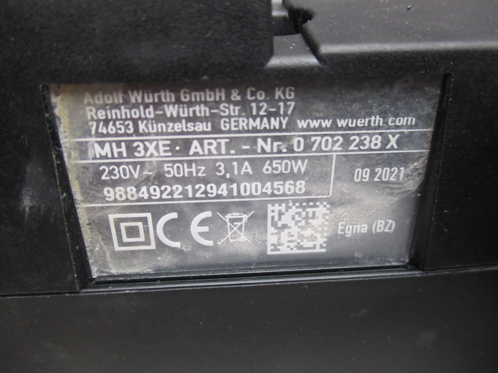 WURTH MH 3-XE / Burineur Bricolage