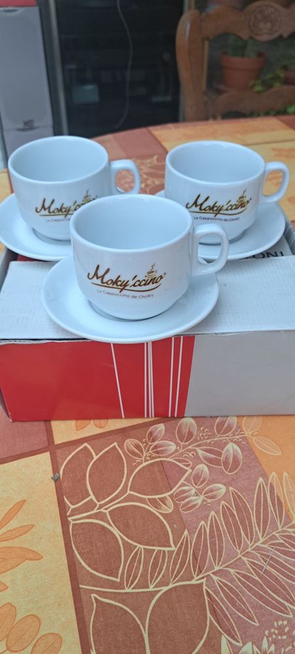 6 TASSES CAPPUCCINO "CHOKY" 
