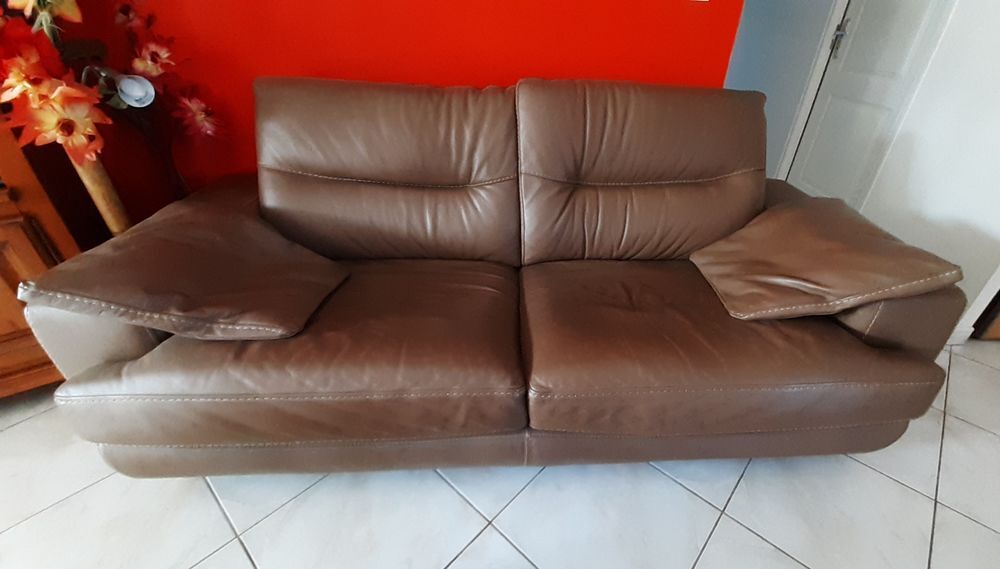 CANAPE CUIR Meubles
