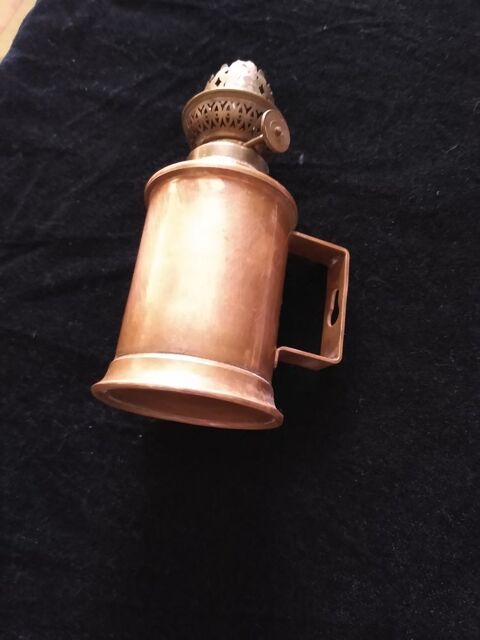 Lampe pigeon du XIXe si�cle en laiton 5 Meximieux (01)