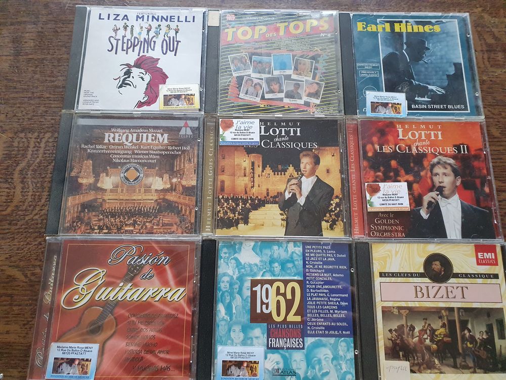 CD CD et vinyles