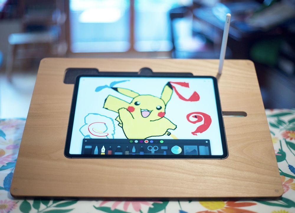 Support de dessin ergonomique pour iPad Pro M4 Téléphones et tablettes