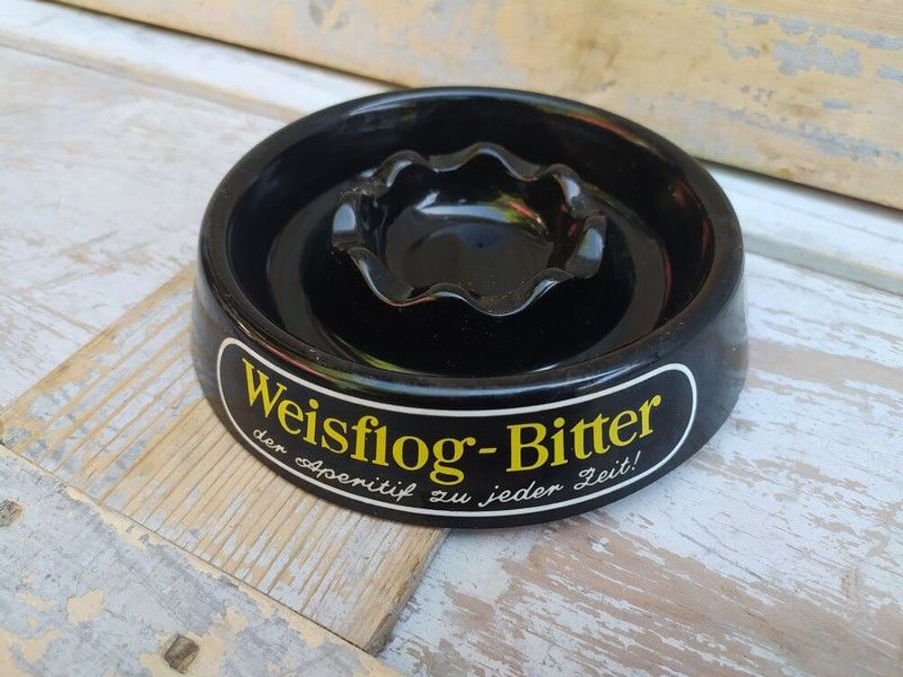 Cendrier Publicitaire Weisflog Bitter Buchecker &amp; Co 