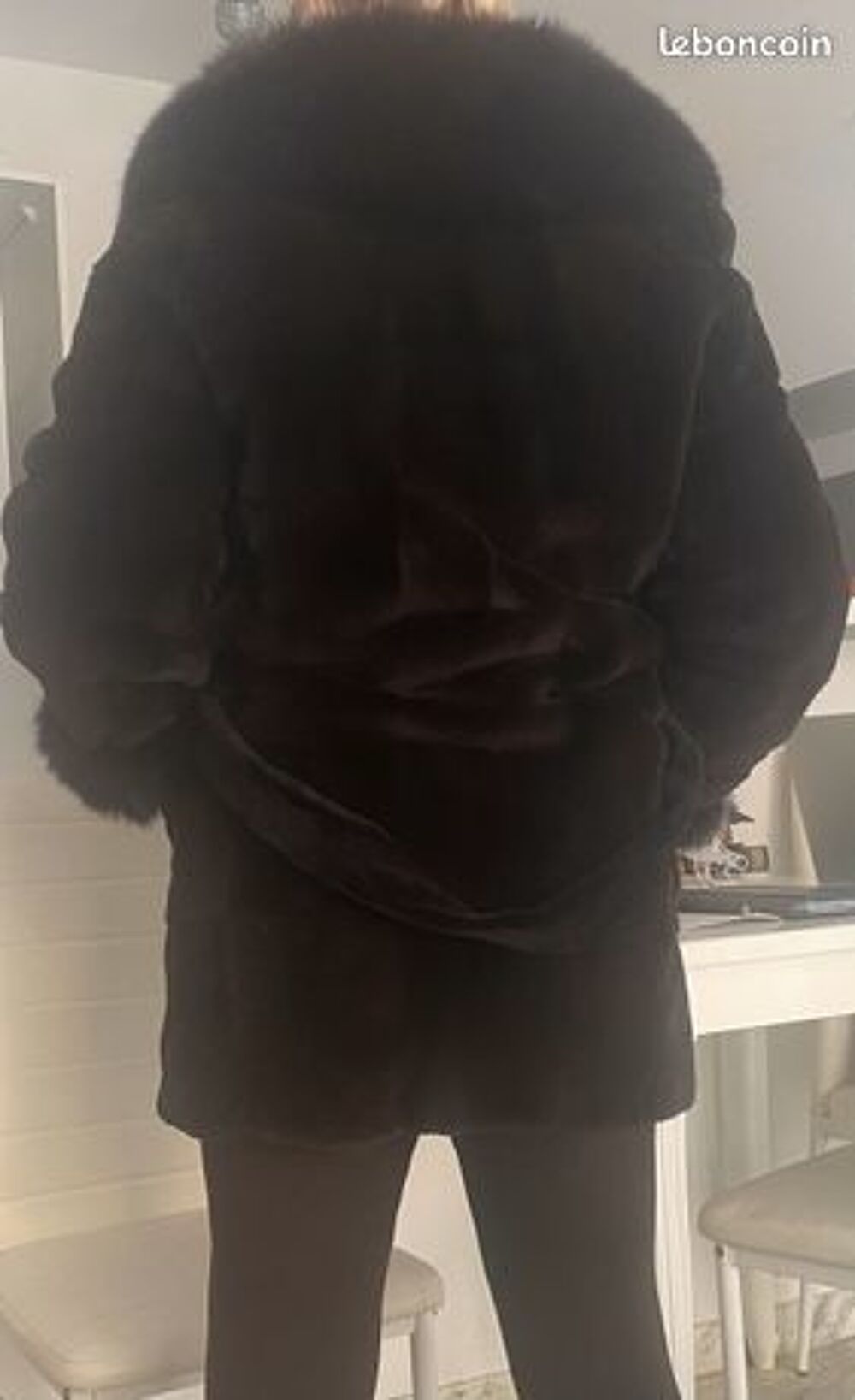 Affaire superbe longue veste vison et renard Vêtements
