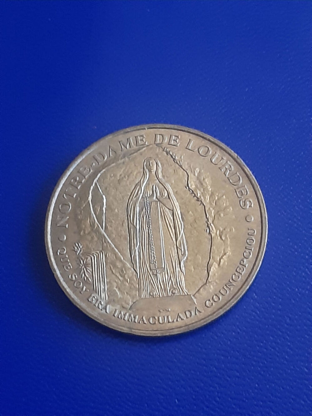 jeton Lourdes Maria conception immacul&eacute;e 