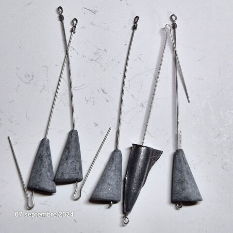 5 Plomb Lancer Gouvernail Avec Avanon 9.80 Gr Demontable P 7 Saumur (49)