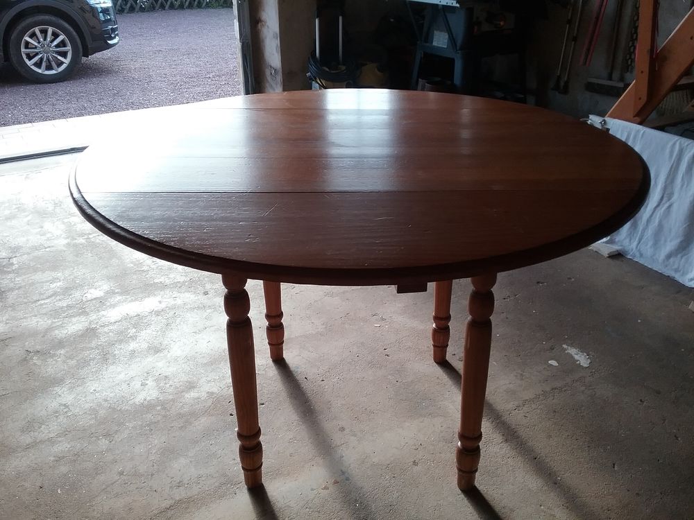 Table de cuisine rabattable en pin Meubles