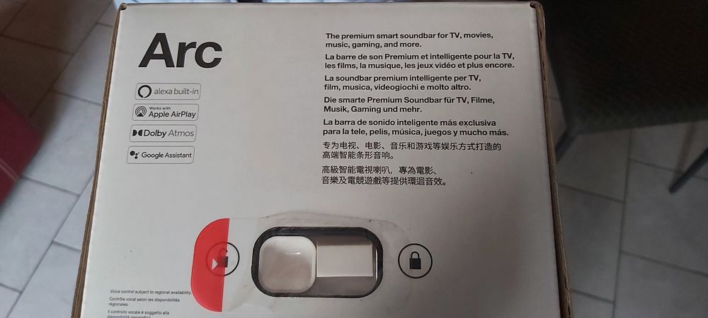 Barre de son SONOS Arc Ultra &eacute;tat neuf Photos/Video/TV
