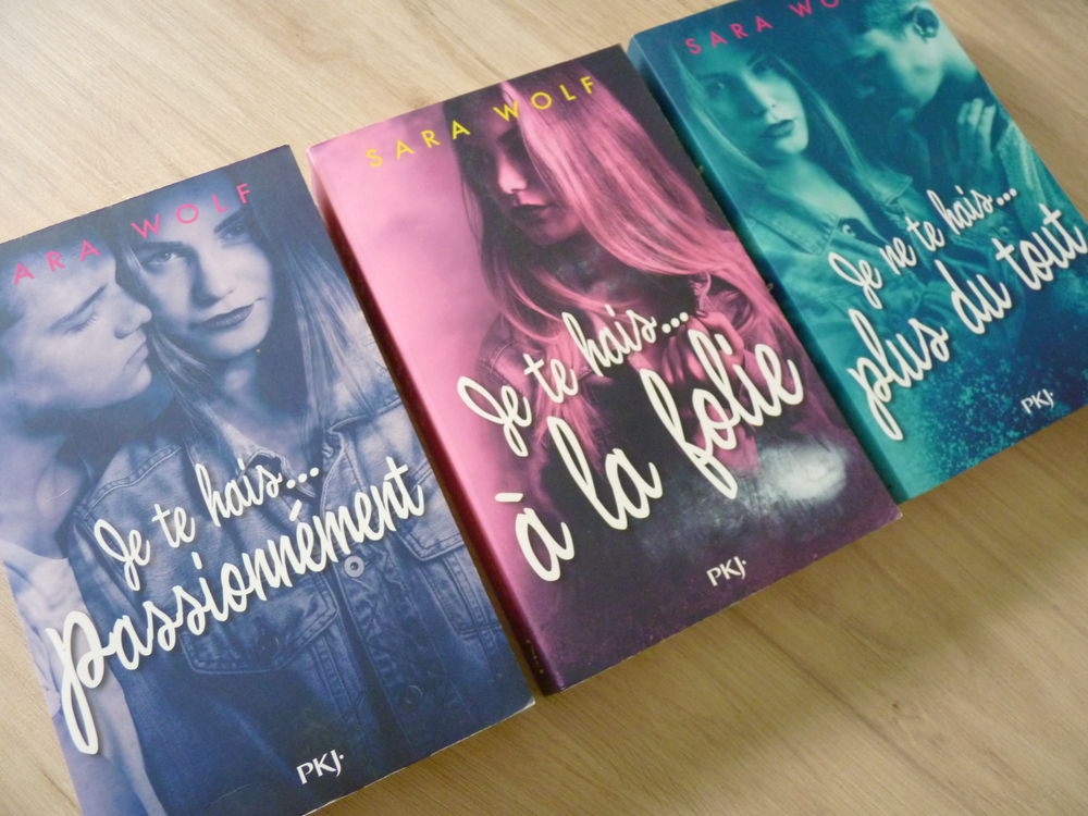 lot livres collection Je te hais ... passionn&eacute;ment, &agrave; la fol Livres et BD