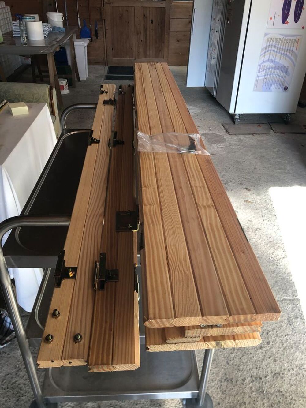 Persiennes en bois 4 vantaux Bricolage