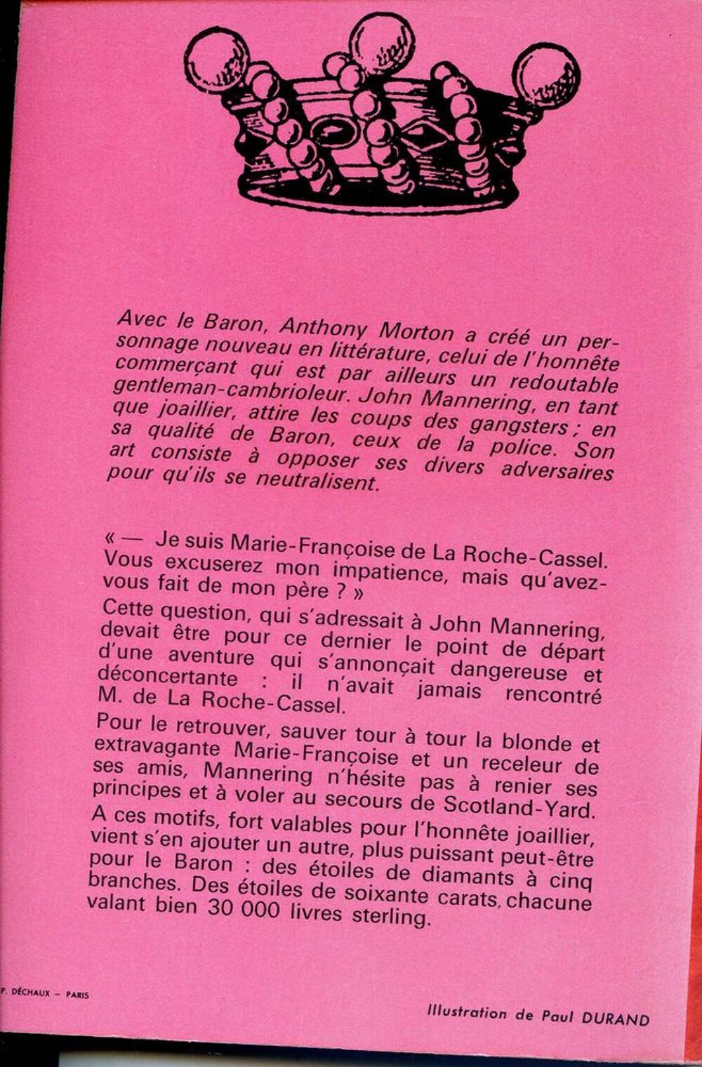 Le baron est bon prince - Anthony Morton, Livres et BD