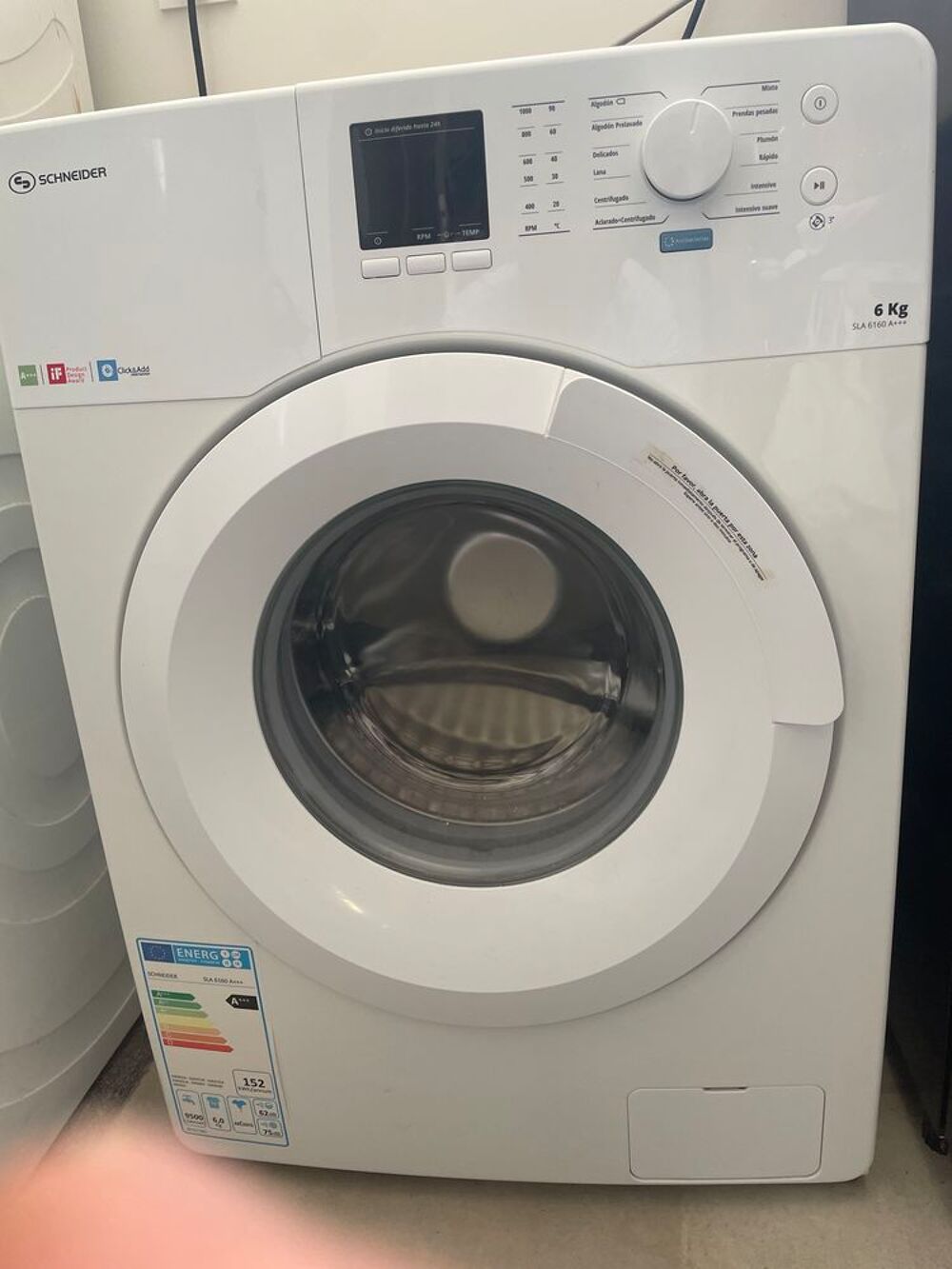 lave linge 6 kgs encastrable comme neuf servi deux Electroménager