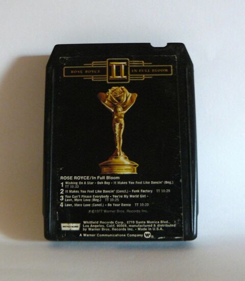 K7 8 pistes Rose Royce : In Full Bloom - Etats-Unis - 1977 12 Argenteuil (95)