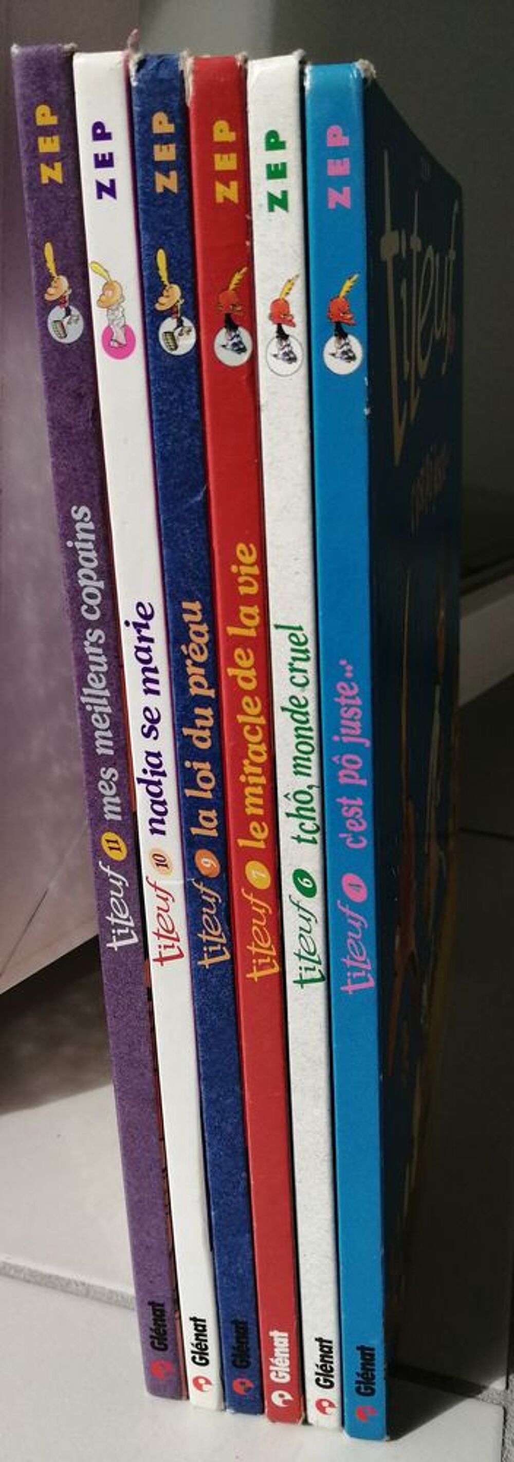Albums de BD Titeuf Num&eacute;ros 4 6 7 9 10 Livres et BD