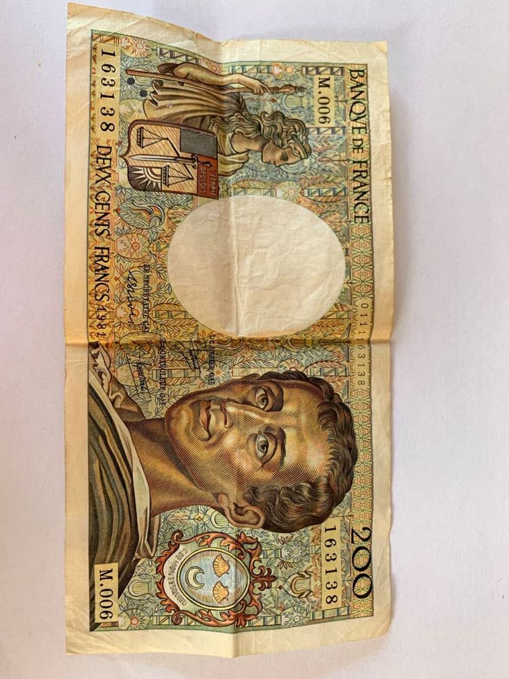 Billet de 200 francs 1981 Montesquieu. Numismatique Billet Franc 