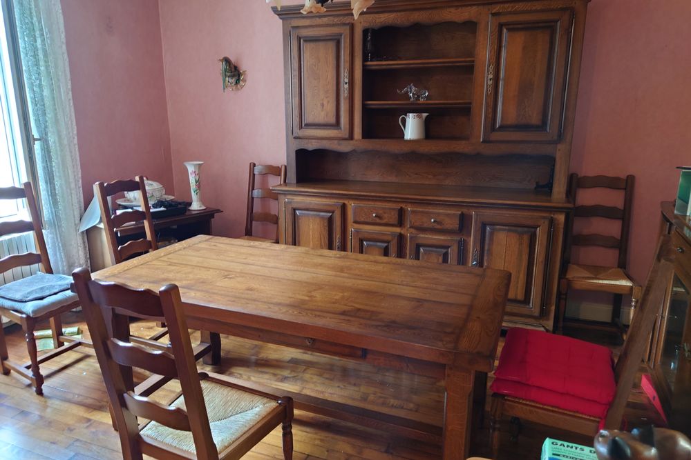 Salle a manger ch&ecirc;ne massif Meubles