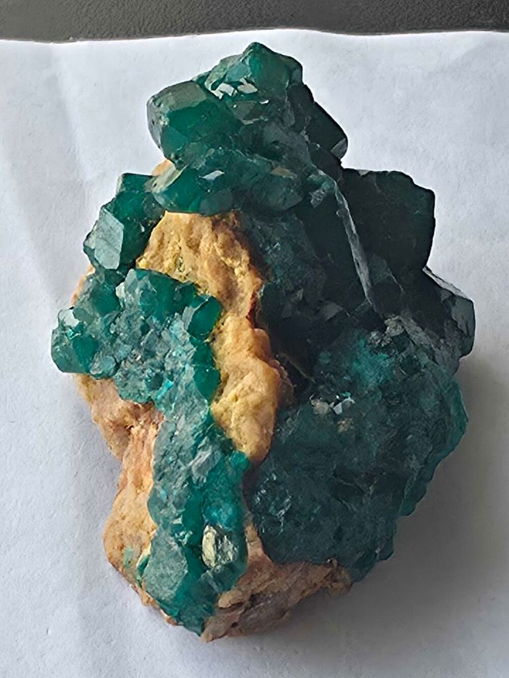 Dioptase sur Matrice du Katanga(RDC)-40g-Collection 