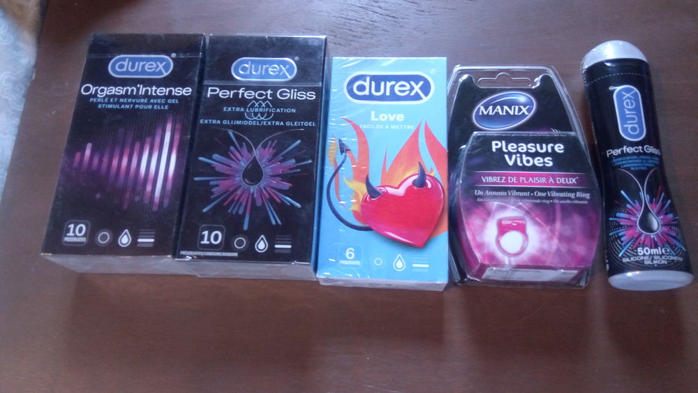 Lots de 3 boites neuves durex Sports
