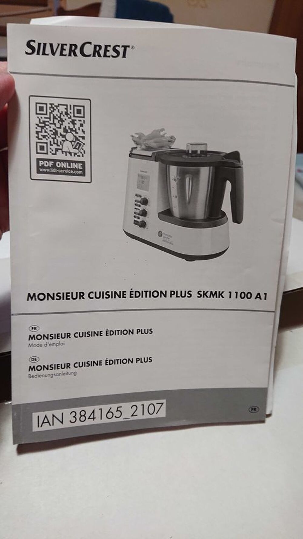 Robot multifonction Monsieur Cuisine Edition Plus Electroménager
