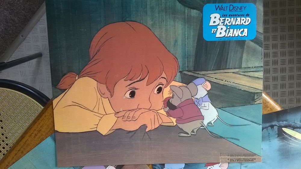 LES AV.DE BERNARD ET BIANCA Disney (1977)ot de LOBBYCARDS Dcoration
