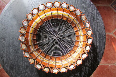 Belle corbeille ancienne, m�tal et perles 65 Castres (81)