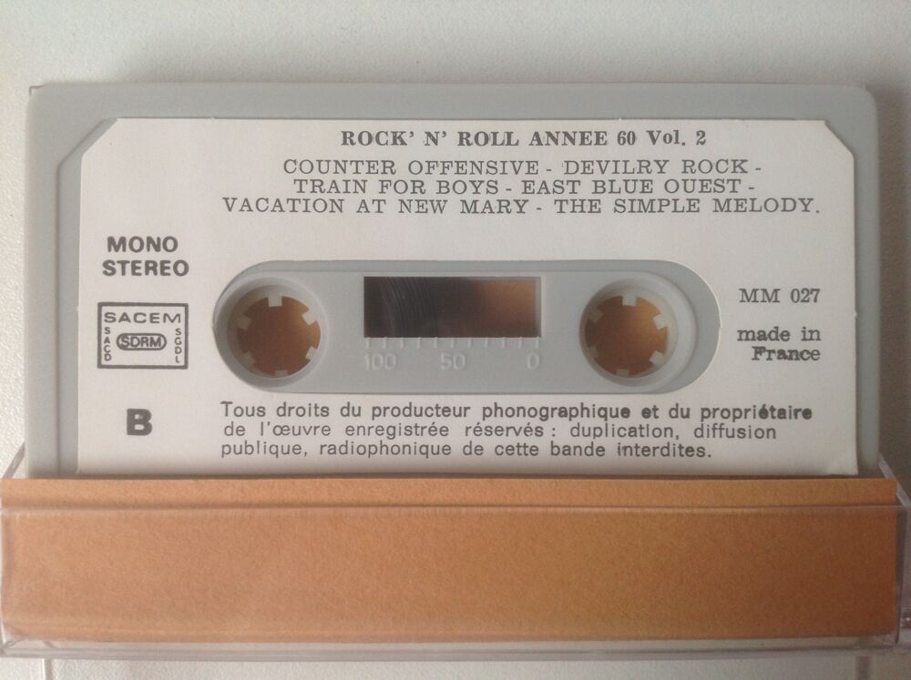 ROCK'N'ROLL ANN&Eacute;E 60 VOL.2 K7 AUDIO Envoi Possible
CD et vinyles