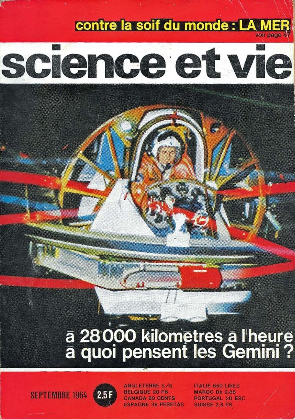 SCIENCE ET VIE n&deg;564 1964 BOING GEMINI Livres et BD