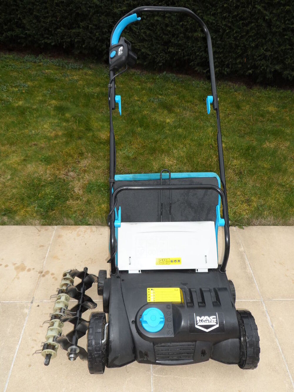 Scarificateur-Demousseur Mac ALLISTER Elec. 1400W 36cm Jardin