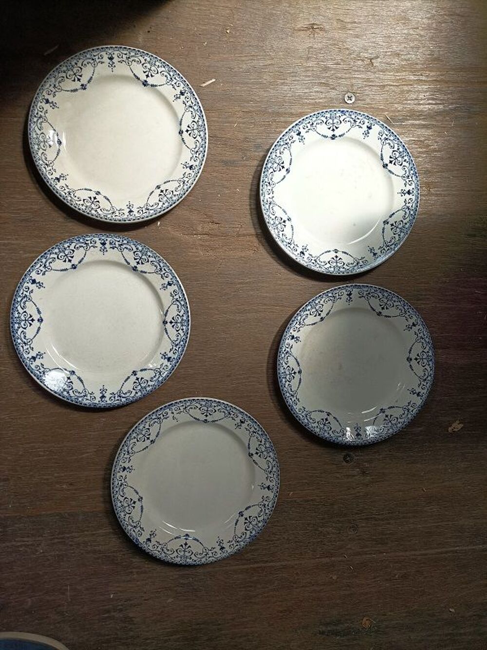 Assiette plate terre de fer Balzac dpc 08239395 ancienne Cuisine