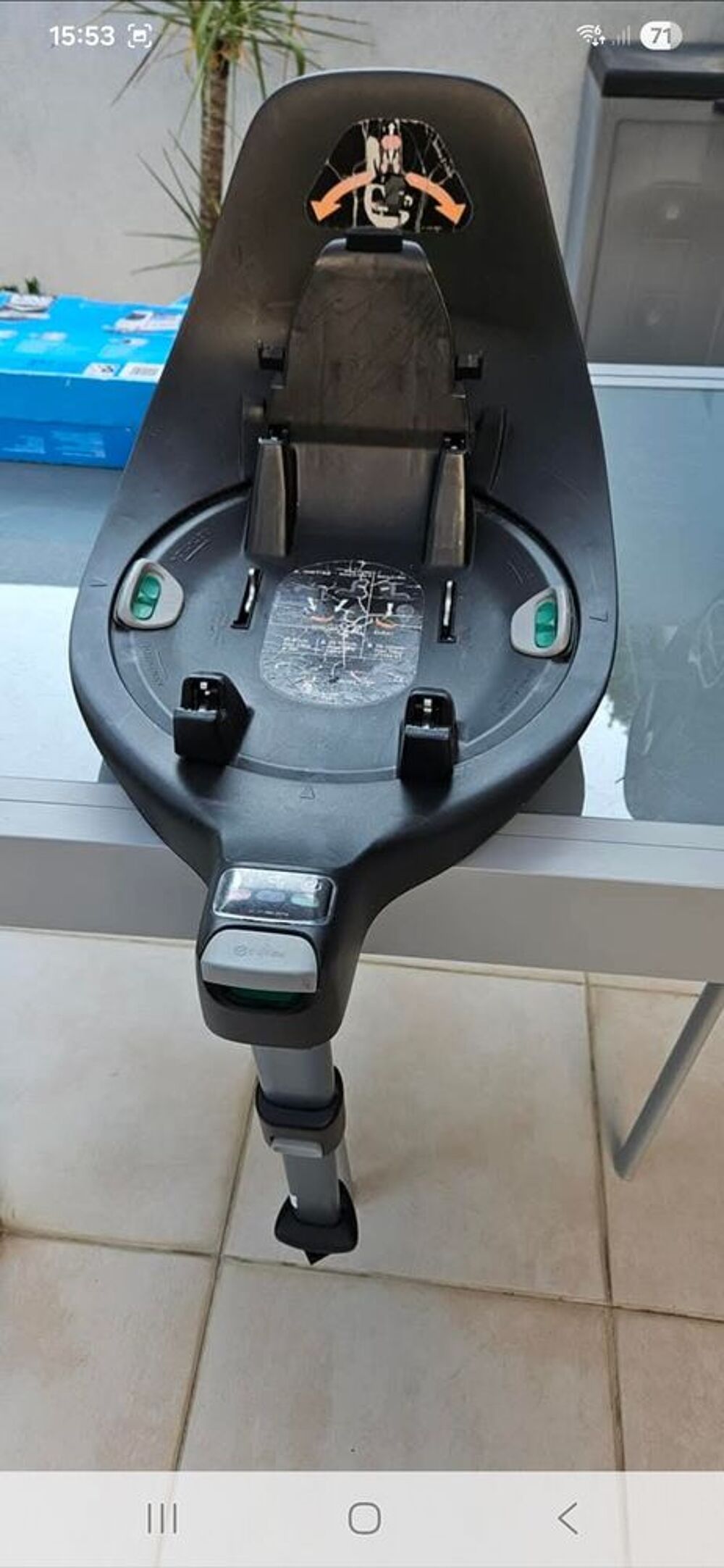 Siege auto et base cybex Puériculture